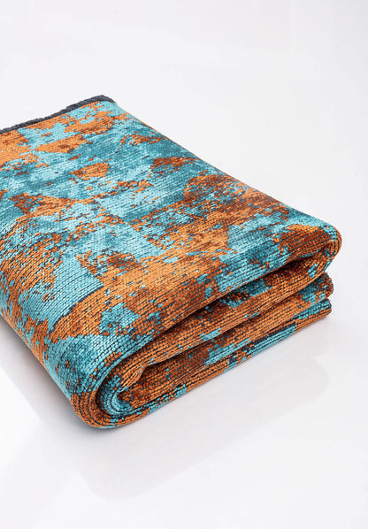 Triangle Terra - Turquoise Rug