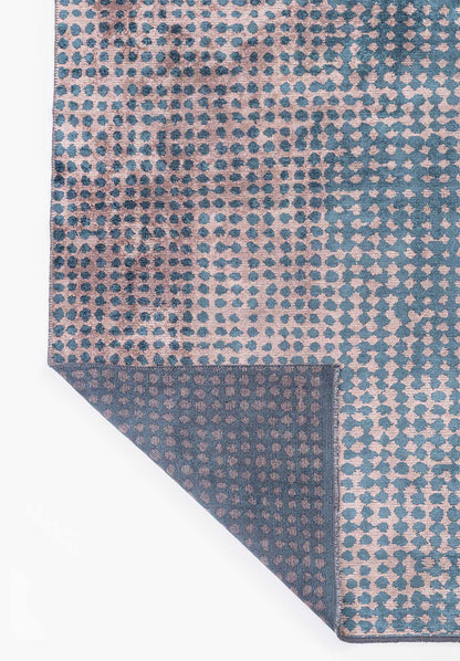 Dots Copper - Petrol Rug
