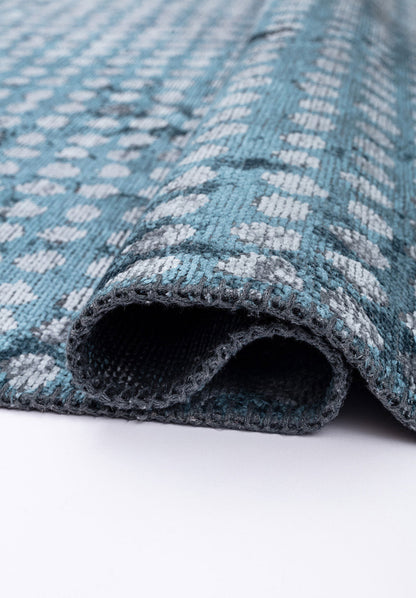 Dots Petrol - Blue Rug