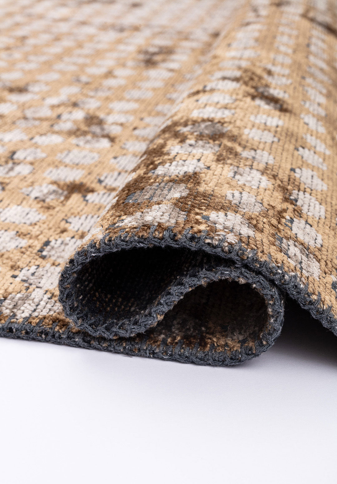 Dots Light Brown - Beige Rug