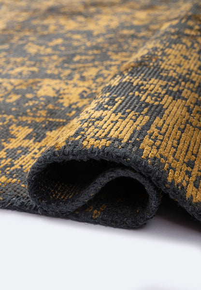 Glory Mustard - Anthracite Rug