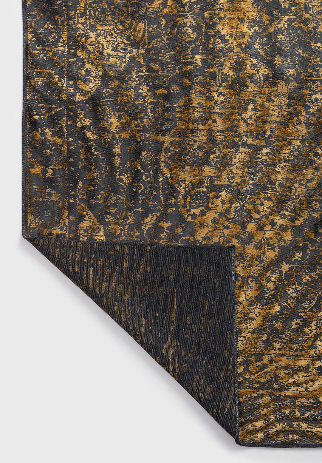 Glory Mustard - Anthracite Rug