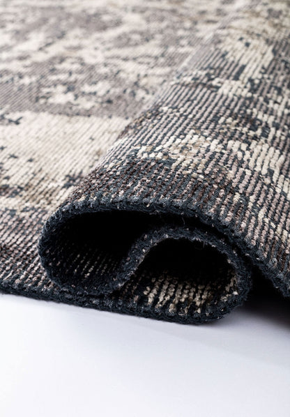 Rise Beige - Dark Grey Rug
