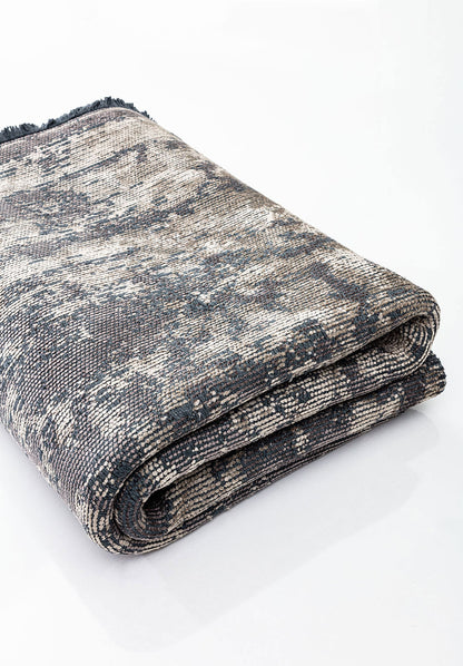 Rise Beige - Dark Grey Rug