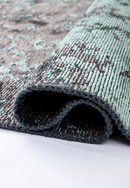 Grace Dark Grey - River Green Rug