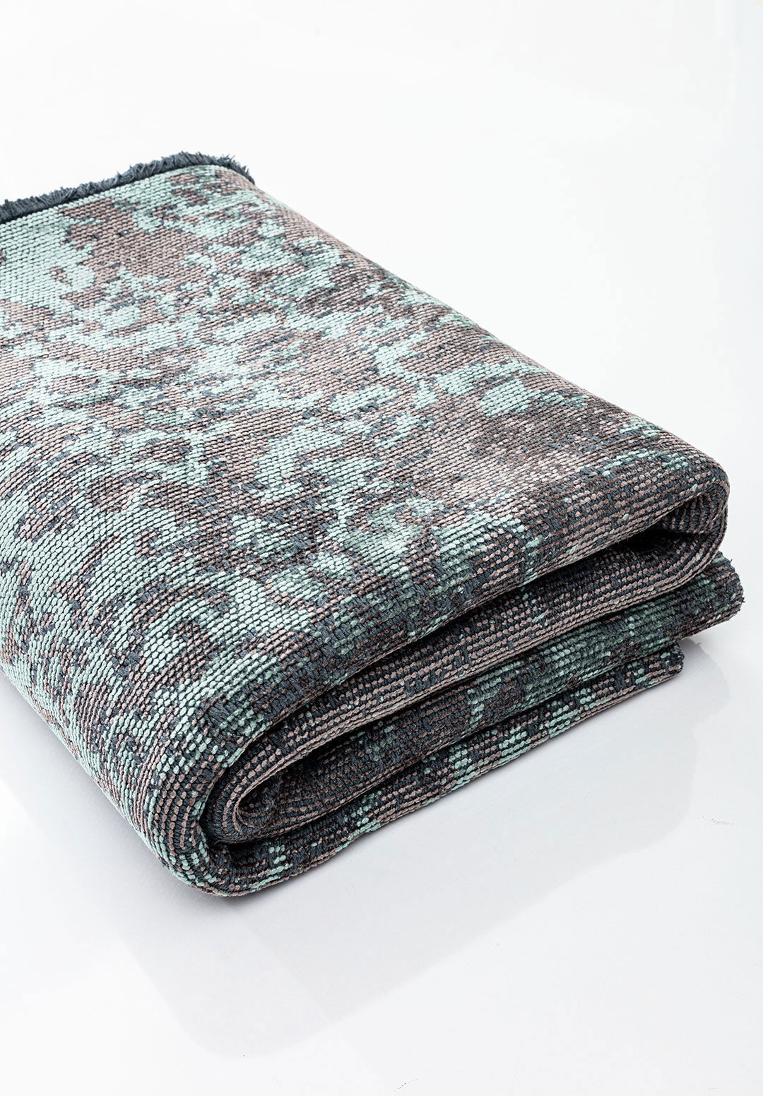 Grace Dark Grey - River Green Rug