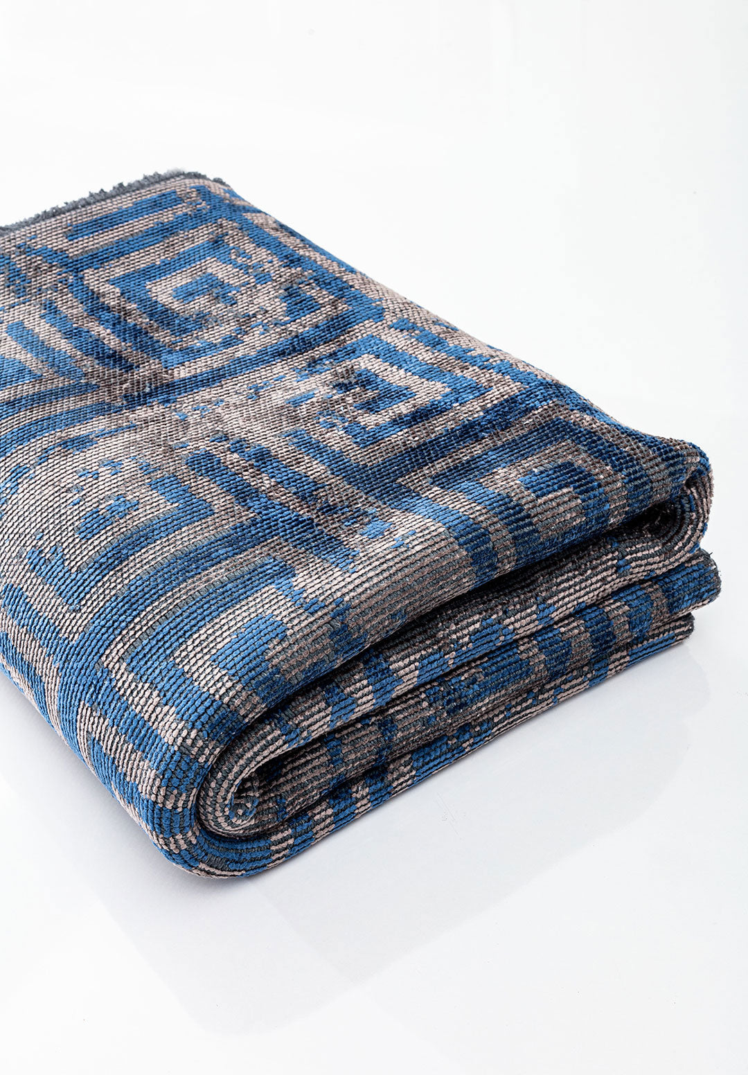 Helix Navy Blue - Dark Grey Rug