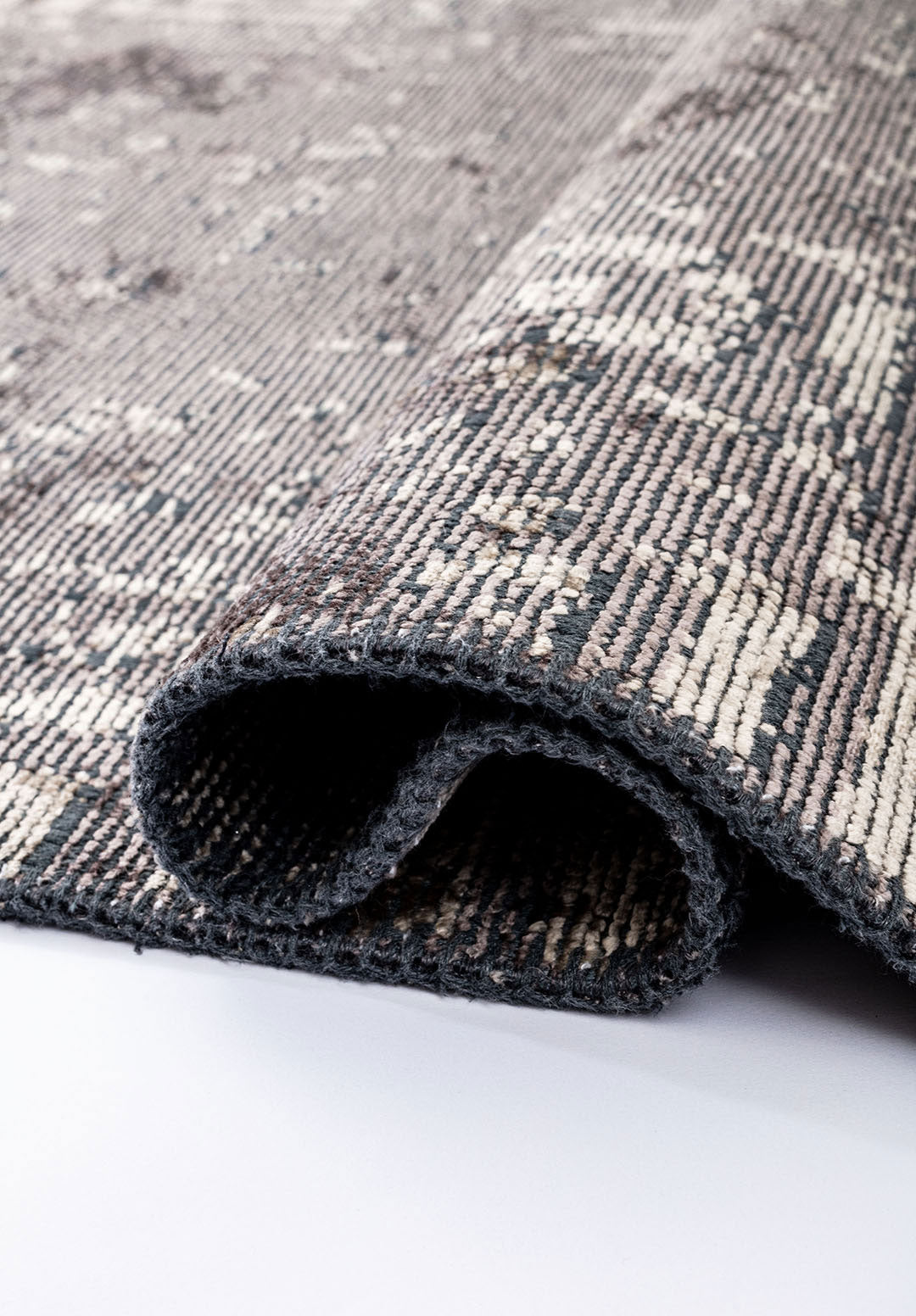Helix Beige - Dark Grey Rug