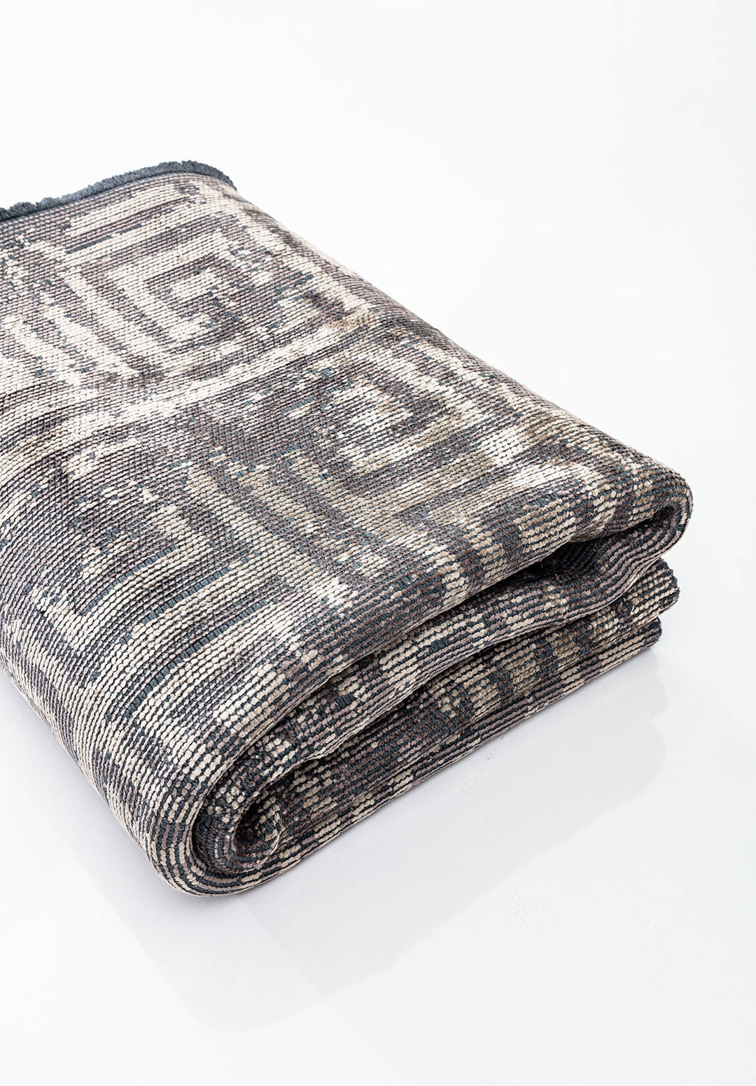 Helix Beige - Dark Grey Rug