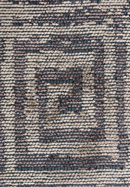Helix Beige - Dark Grey Rug