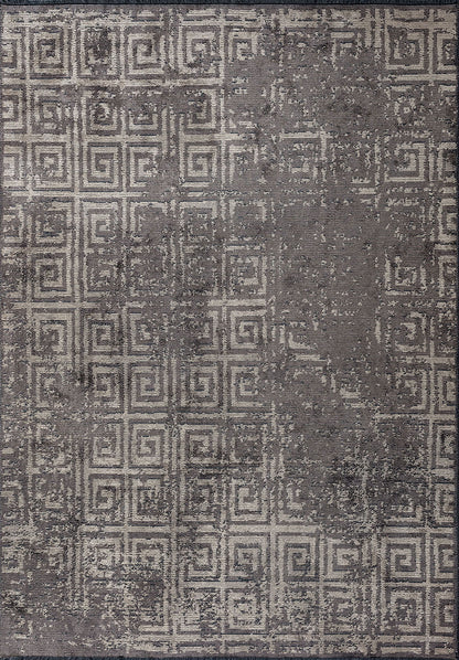 Helix Beige - Dark Grey Rug