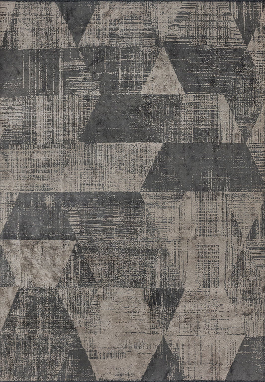Sharp Beige - Anthracite Rug