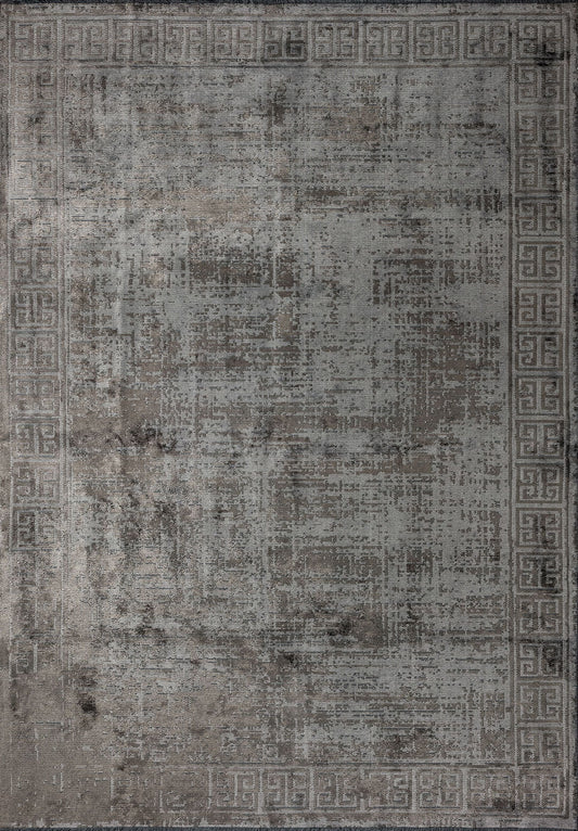 Ancient Grey - Anthracite Rug area carpet area rug carpet Color_Grey Material_Cotton & Viscose vintage