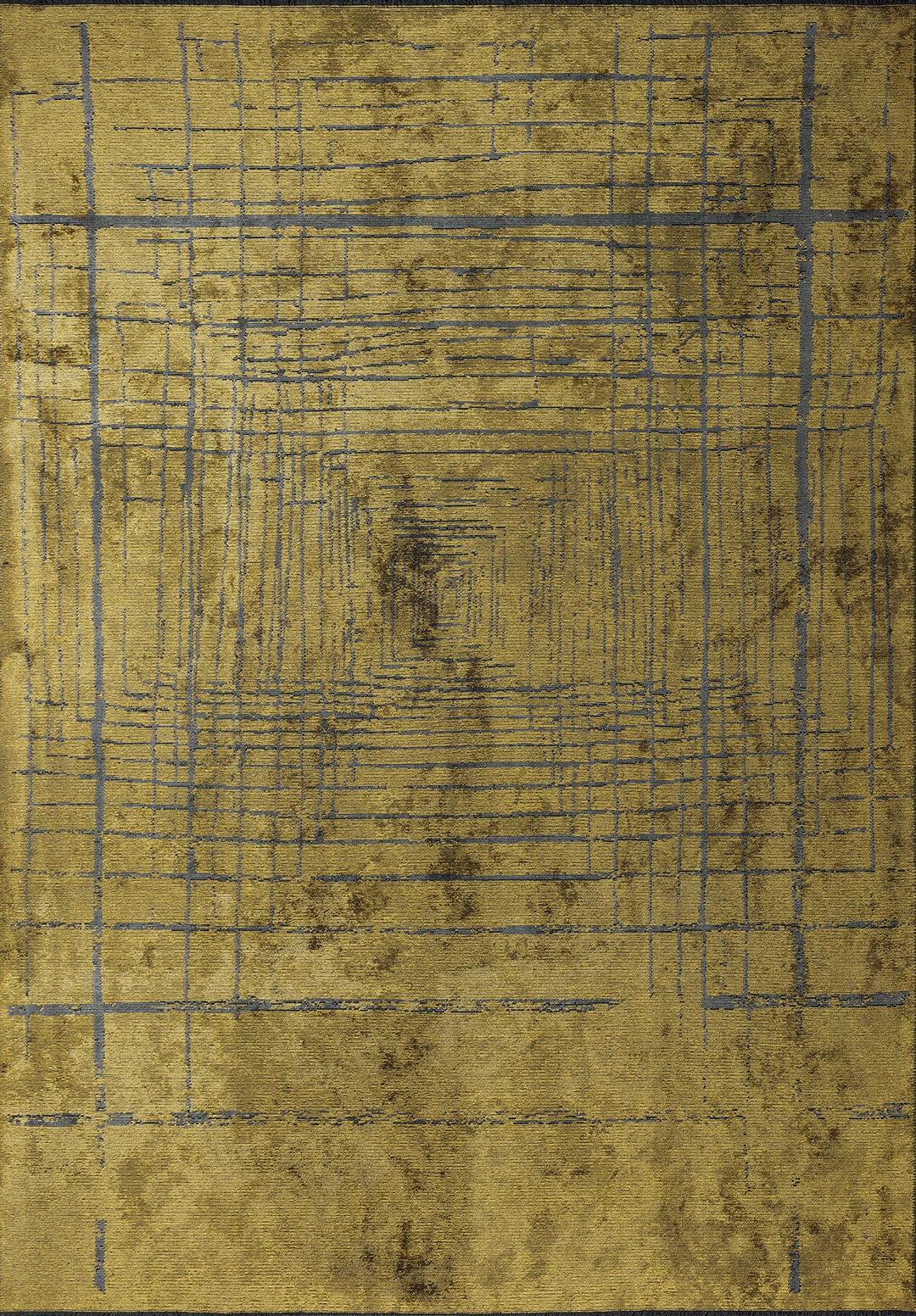 Trani Grey - Yellow Rug
