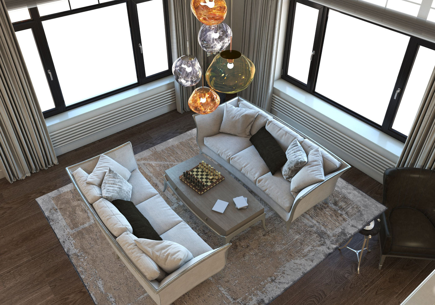 Panorama Mink - Grey Rug