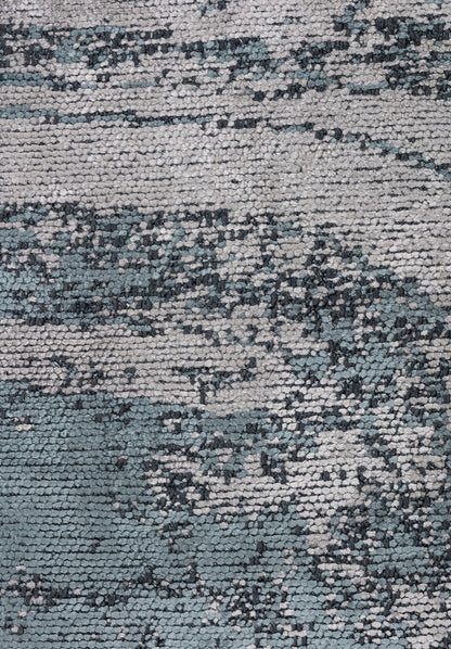 Smoke Light Grey - Blue Rug