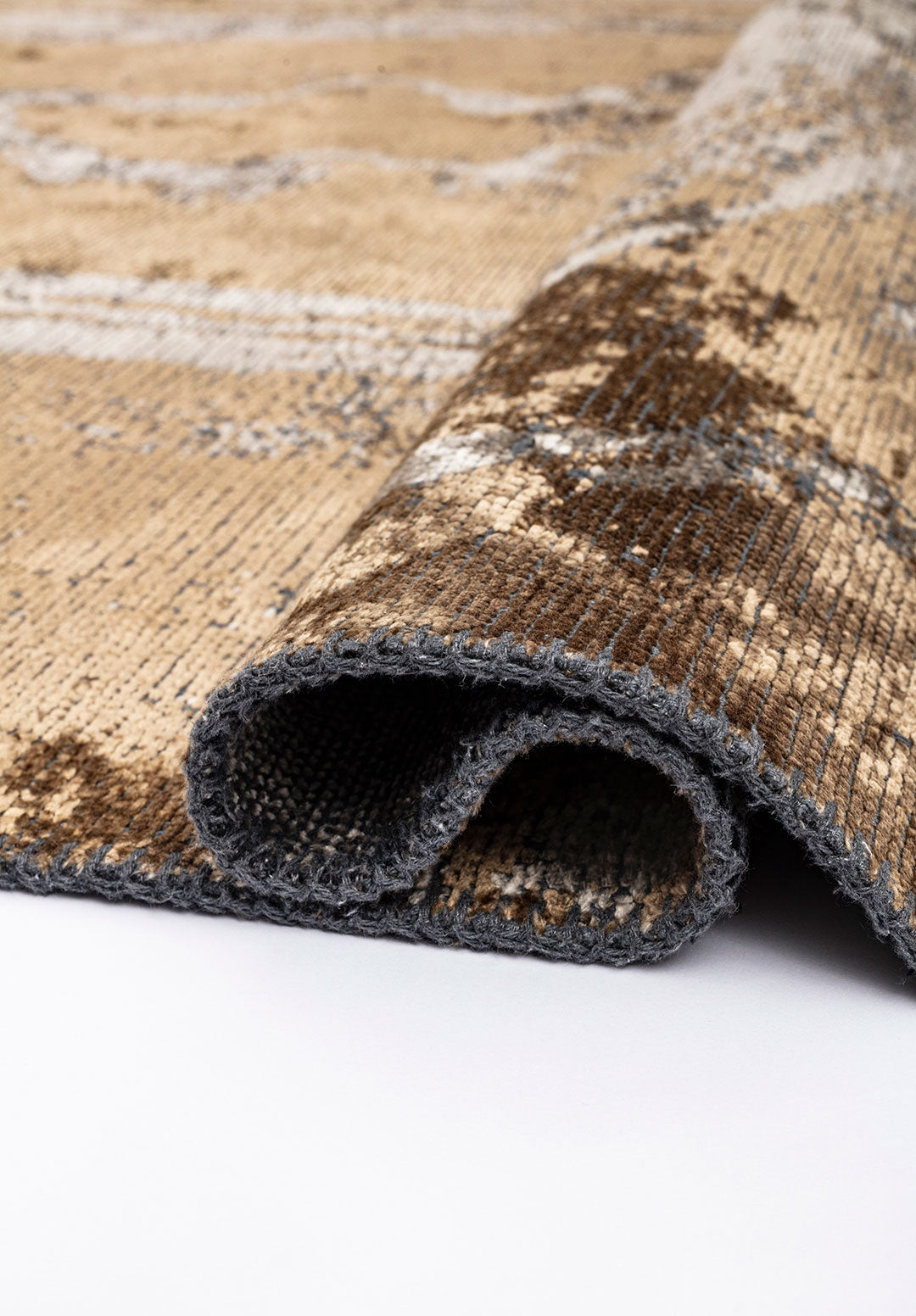 Smoke Beige - Light Brown Rug