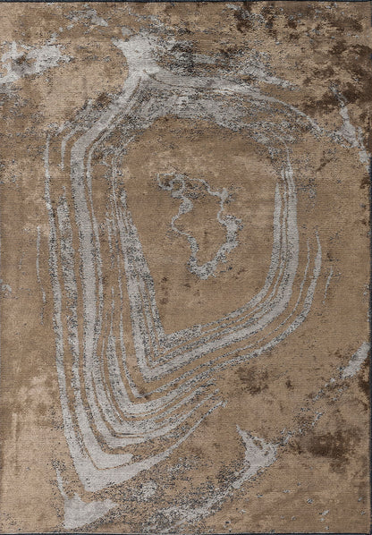 Smoke Beige - Light Brown Rug