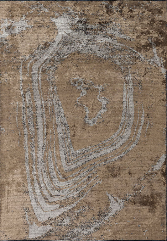 Smoke Beige - Light Brown Rug