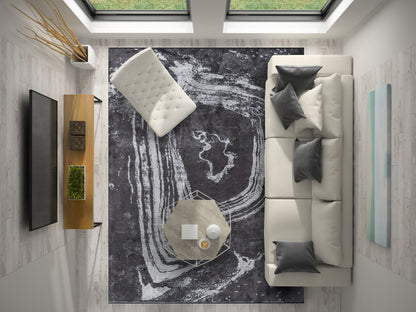 Smoke Grey - Charcoal Rug