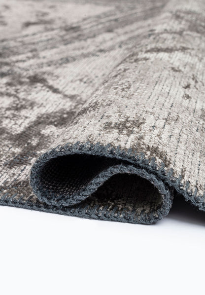 Smoke Dark Grey - Cream Rug