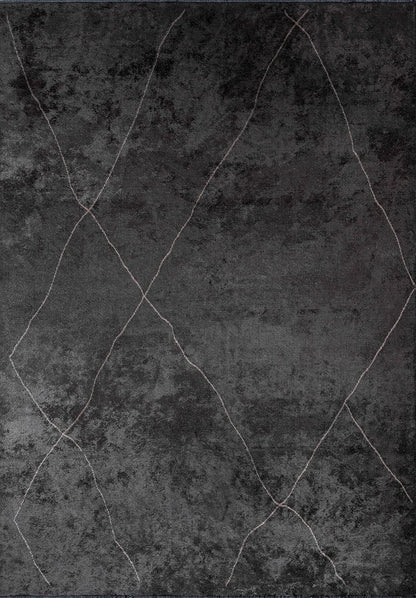 Bohemian Nougat - Charcoal Rug area carpet area rug carpet Color_Brown Color_Grey Material_Cotton & Viscose SHELL