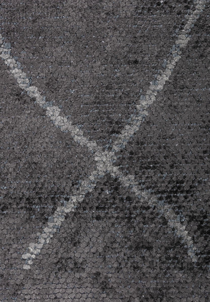 Bohemian Nougat - Charcoal Rug area carpet area rug carpet Color_Brown Color_Grey Material_Cotton & Viscose SHELL