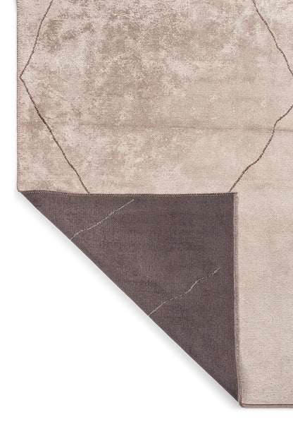 Bohemian Dark Mink - Stone Rug area carpet area rug carpet Color_Beige Color_Brown Material_Cotton & Viscose SHELL