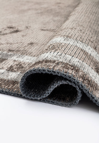 Twist Dark Grey  - Light Grey Rug