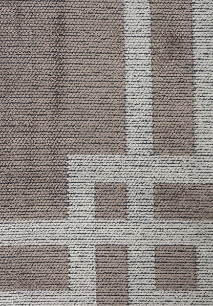 Twist Dark Grey  - Light Grey Rug