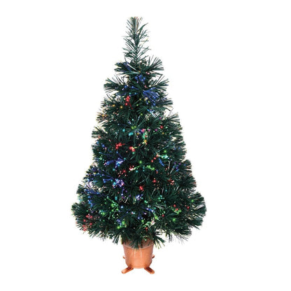 Mini albero di Natale preilluminato da 32 pollici