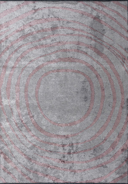 Hypnosis Light Grey - Damson Rug