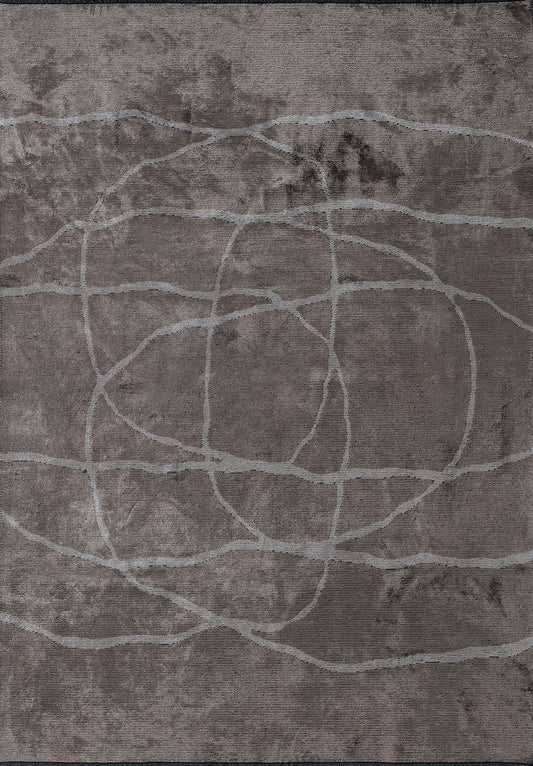 Rope Light Grey - Dark Grey Rug