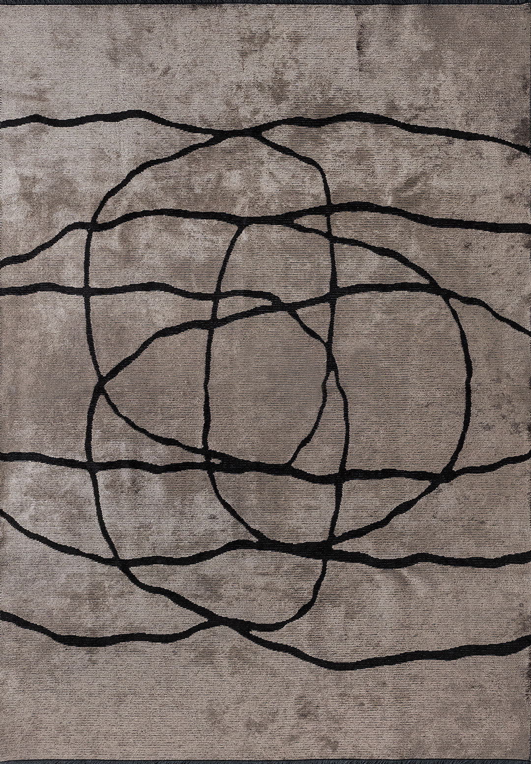Rope Black - Nougat Rug