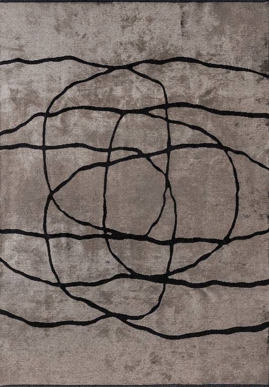 Rope Black - Nougat Rug
