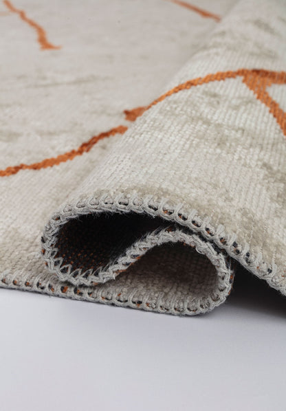 Wave Terra - White Rug