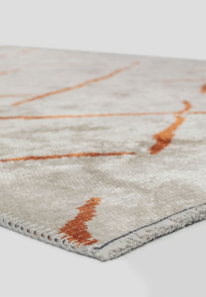 Wave Terra - White Rug