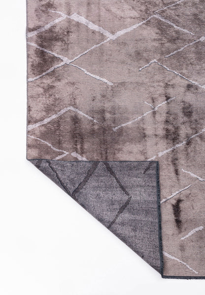 Wave Light Grey - Dark Grey Rug