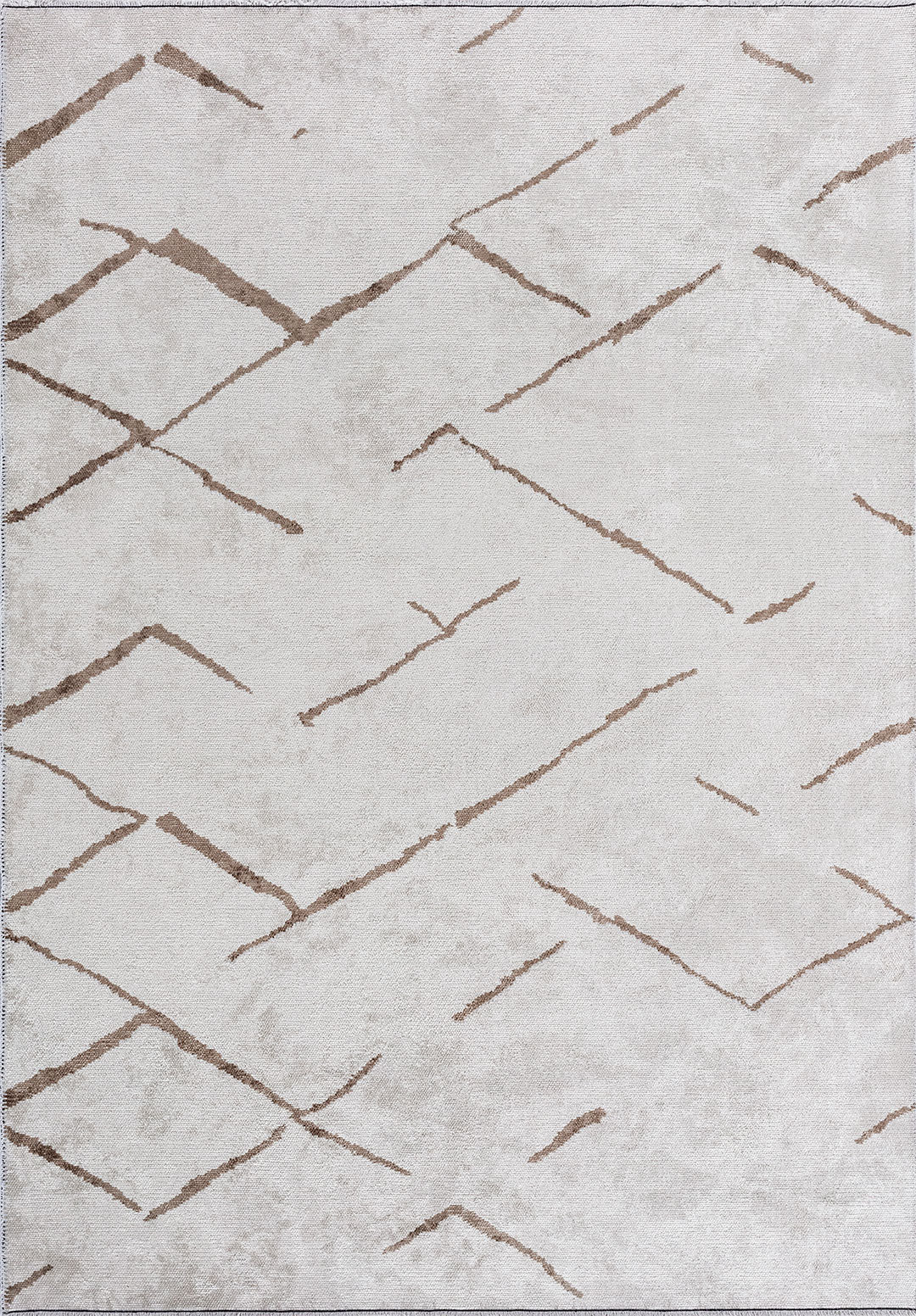 Wave Nougat - White Rug