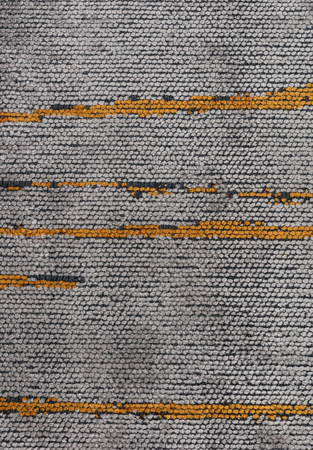Flow Mustard - Light Grey Rug