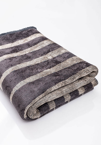 Cubic Charcoal - Beige Rug