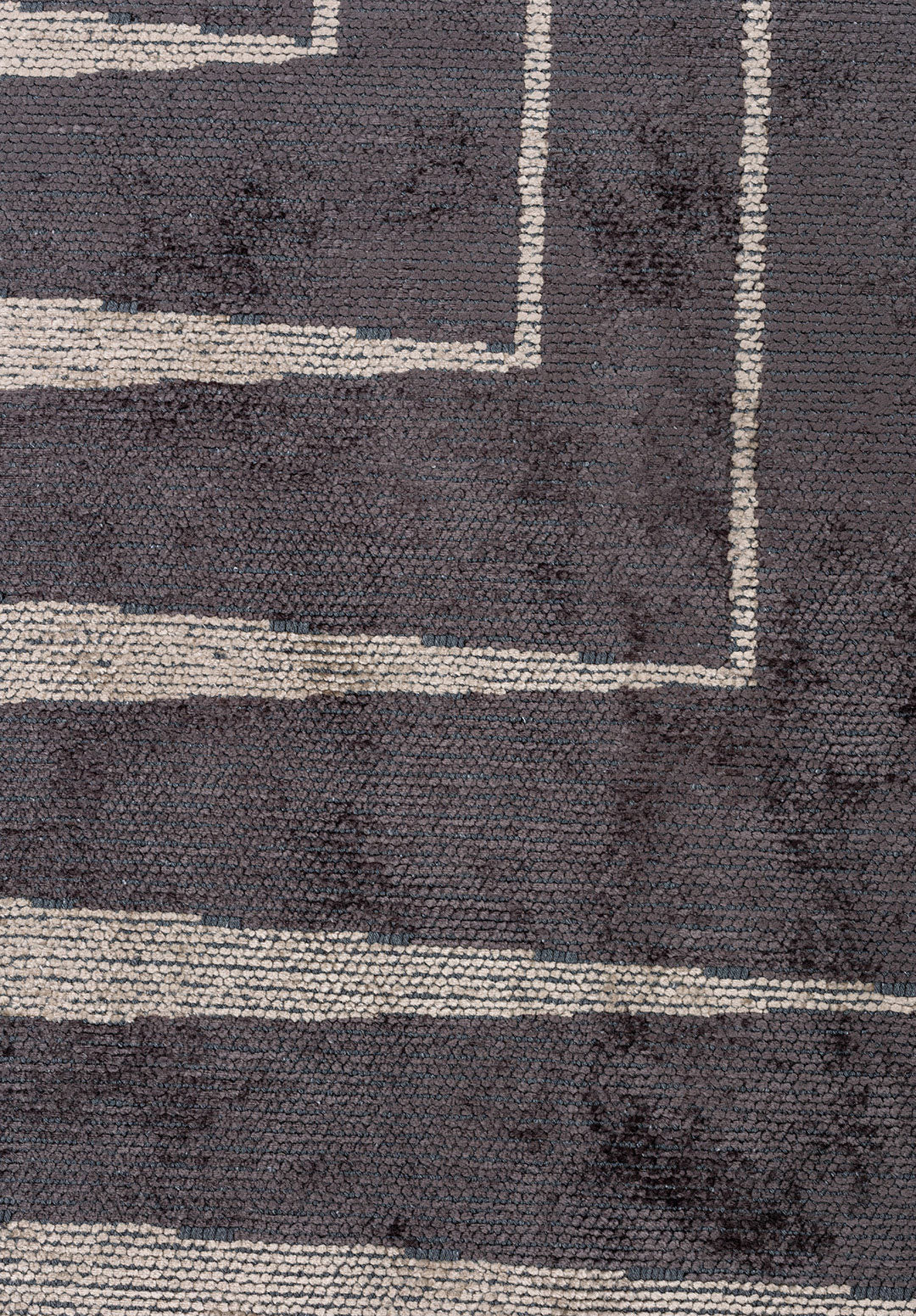 Cubic Charcoal - Beige Rug
