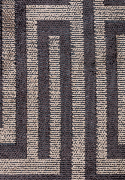 Nest Charcoal - Beige Rug