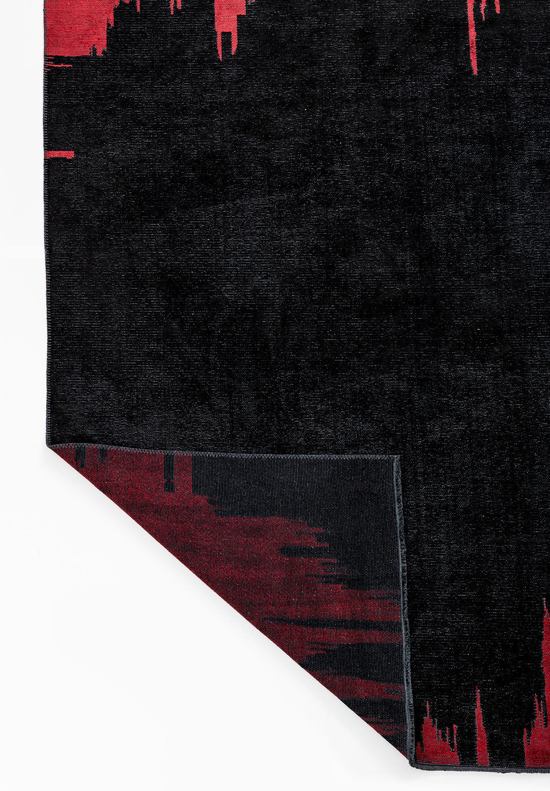 Cage Black - Red Rug