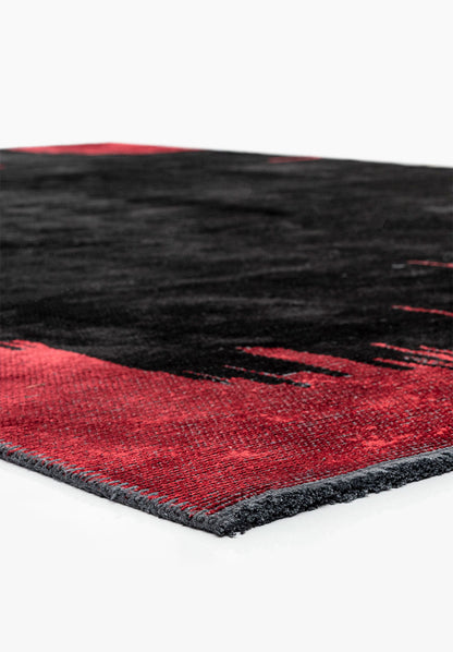 Cage Black - Red Rug