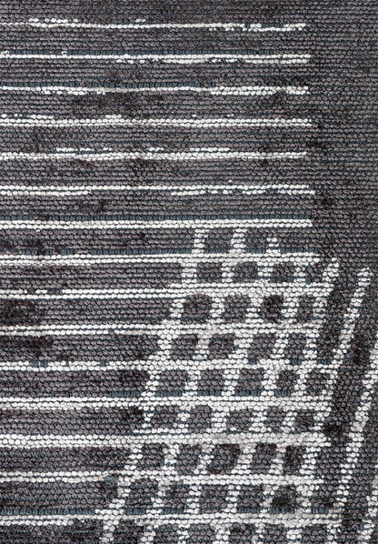 Matrix Charcoal - Light Grey Rug