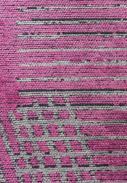 Matrix Pink - Light Grey Rug