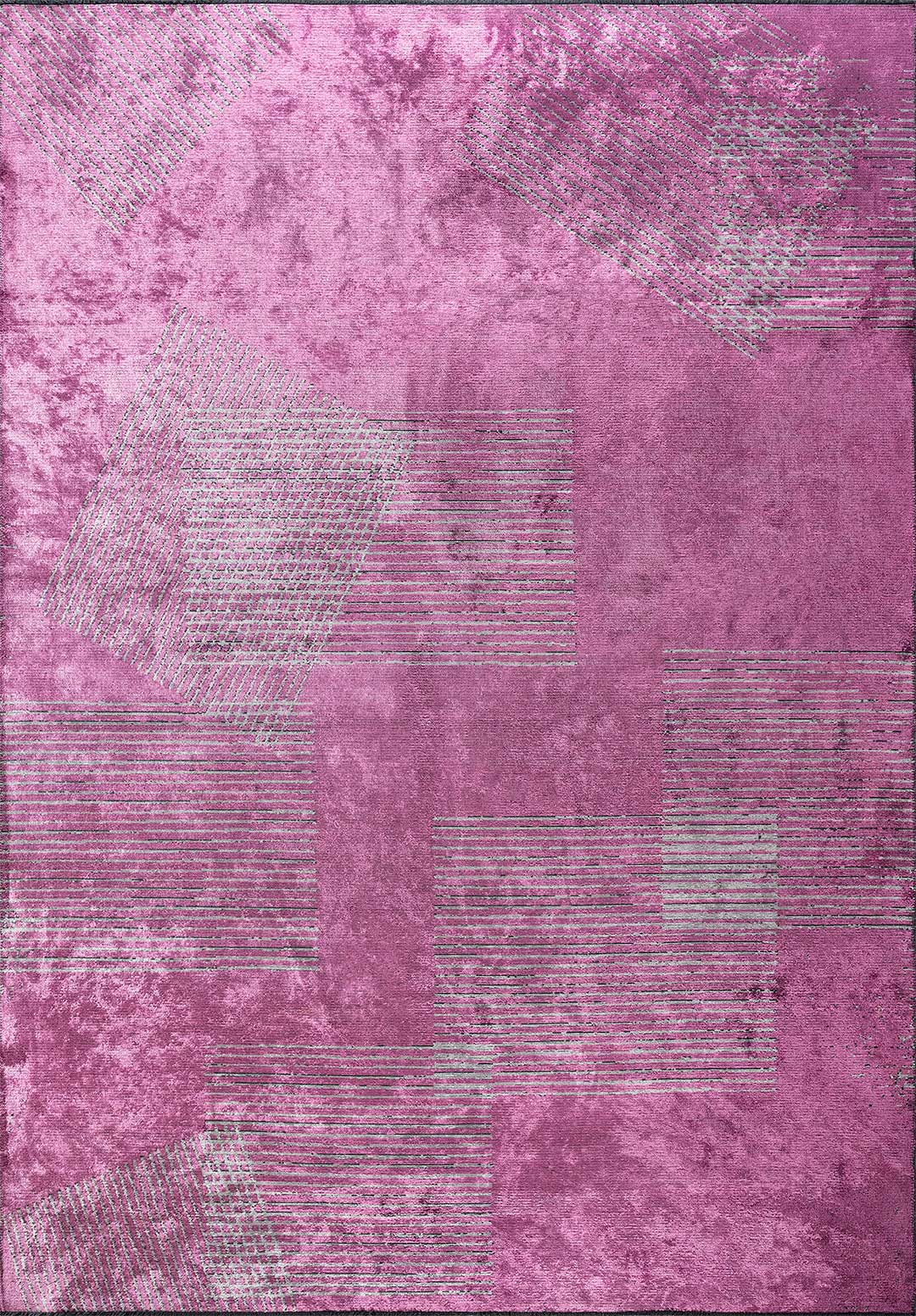 Matrix Pink - Light Grey Rug