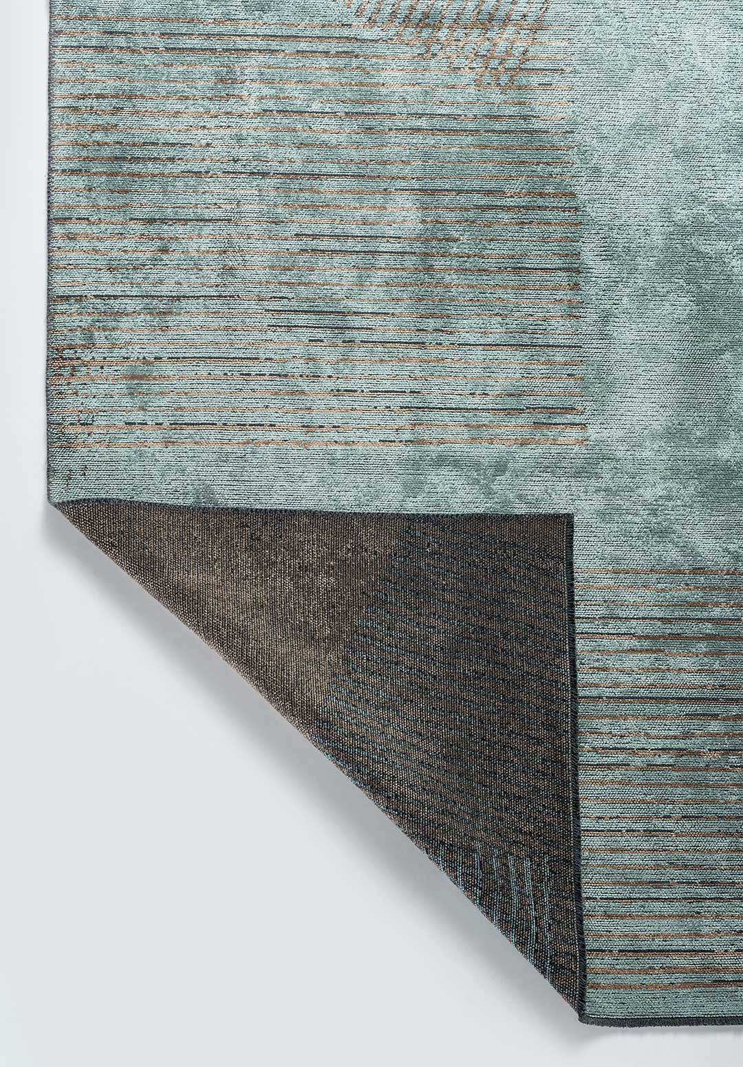 Matrix River Green - Mink Rug