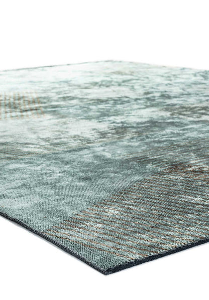 Matrix River Green - Mink Rug